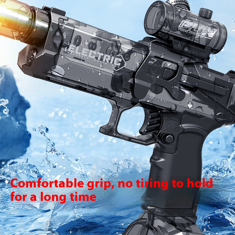 Fire Rat Electric Water Pistol Cool Light Full Automatic Water Spray Gun